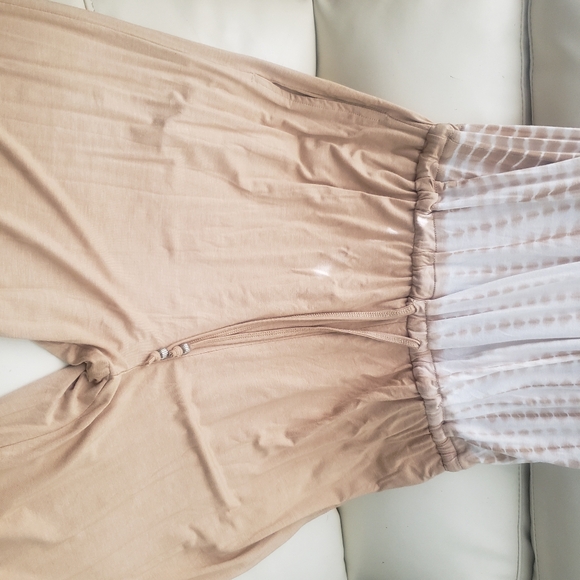 VENUS~ Brand New With Tag Tie-Dye Beige Jumpsuit w/Pockets-MEDIUM - Picture 10 of 11